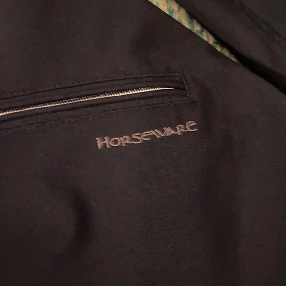 Horseware girls competition jacket navy and red - Picture 4 of 9